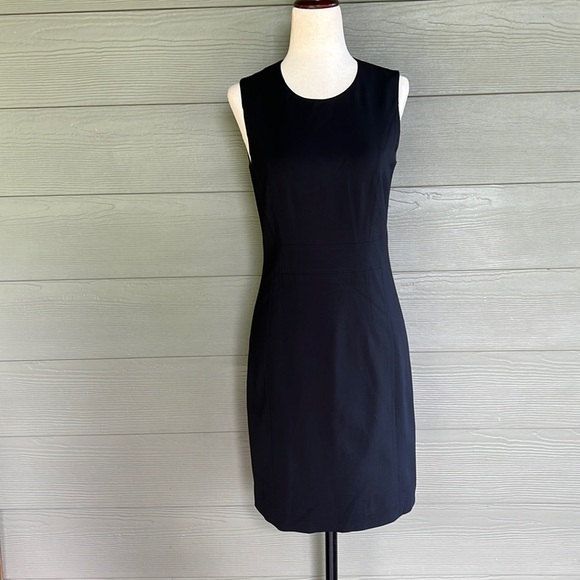 Theory Wool Blend “Taline” Sleeveless Sheath Dress - Picture 1 of 10